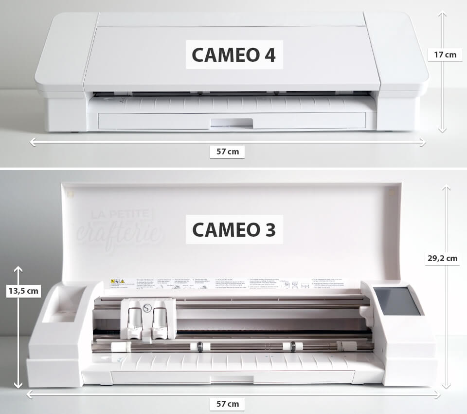 Cameo 4 vs Cameo 3 : Dimensions