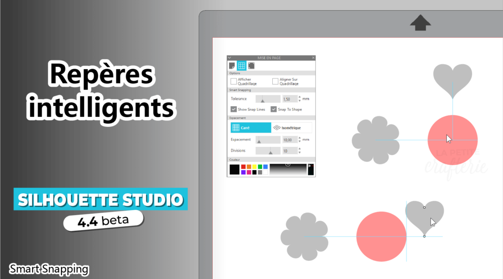 Silhouette Studio 4.4 - Repères intelligents