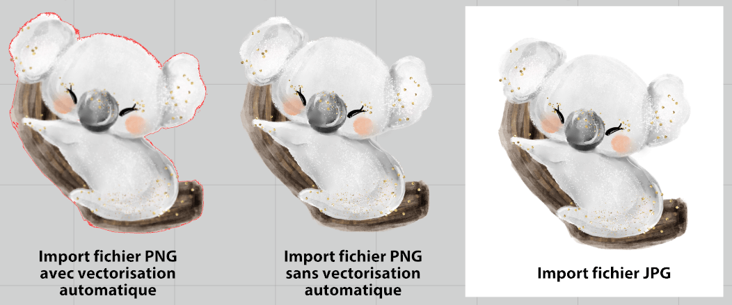 Import fichier PNG